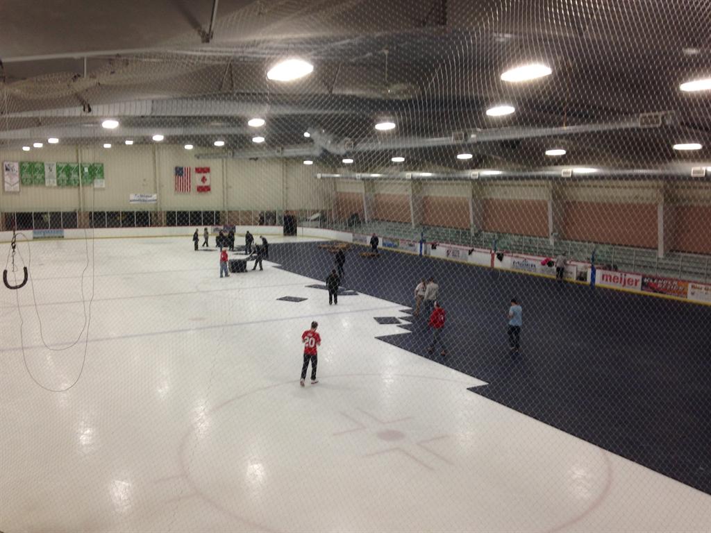 Civic Arena Dry Floor Installation